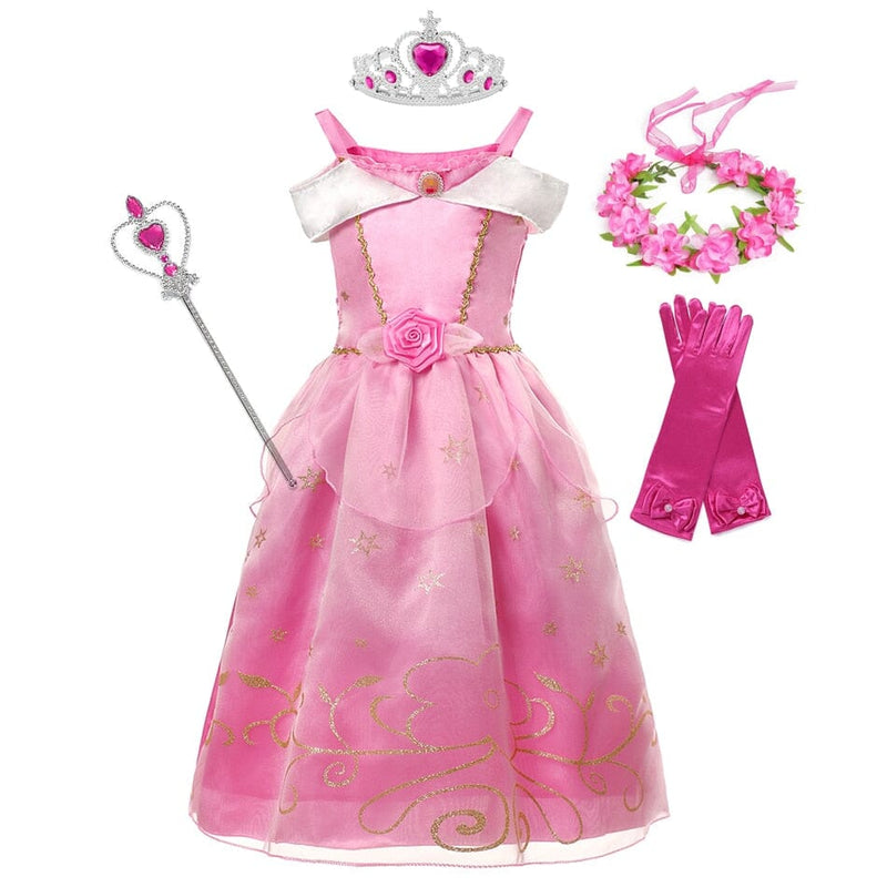 Vestido Fantasia Princesa Aurora 